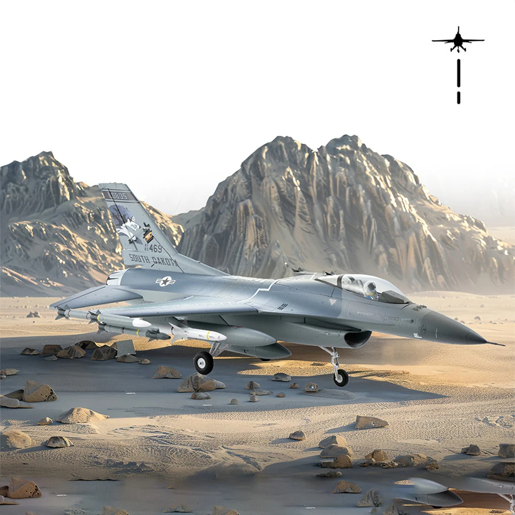 FMS 64mm F-16 V2 ファルコン戦闘機 RC 飛行機 電動戦闘機 カルバートフォーム 模擬航空機モデル PNP 固定翼 エアロモデリング