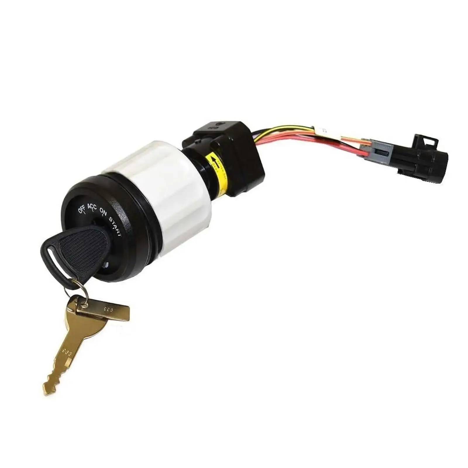 Ignition Switch Key for Marine Engines 4 Position Plastic Accessory Reliable Fit for Mercury 87-893353A03 B-893353A03