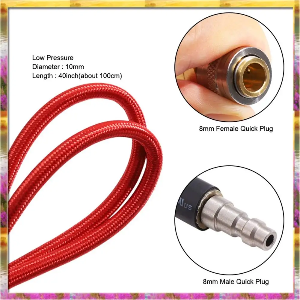 خرطوم هواء Airsoft HPA SLP FLEX صديق للميزانية، خرطوم هواء عن بعد مع (الولايات المتحدة) Foster QD 40 بوصة ضغط منخفض MAX 300 PSI R #3