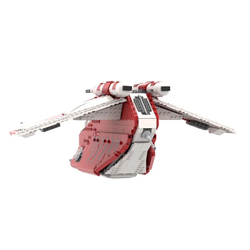 1602 قطعة MOC LAAT Coruscant جمهورية حربية نموذج اللبنات العمارة فكرة هدية الكريسماس ألعاب تعليمية الطوب الاطفال #2