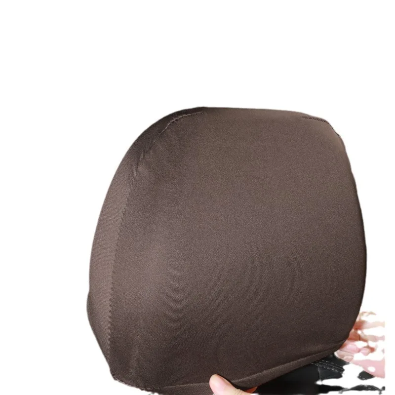 1PC Car Seat Headrest Cover Anti-Dirty Elastic Protective Cover Car Interior Products Modified Seat Cover Lorry Sedan Universal