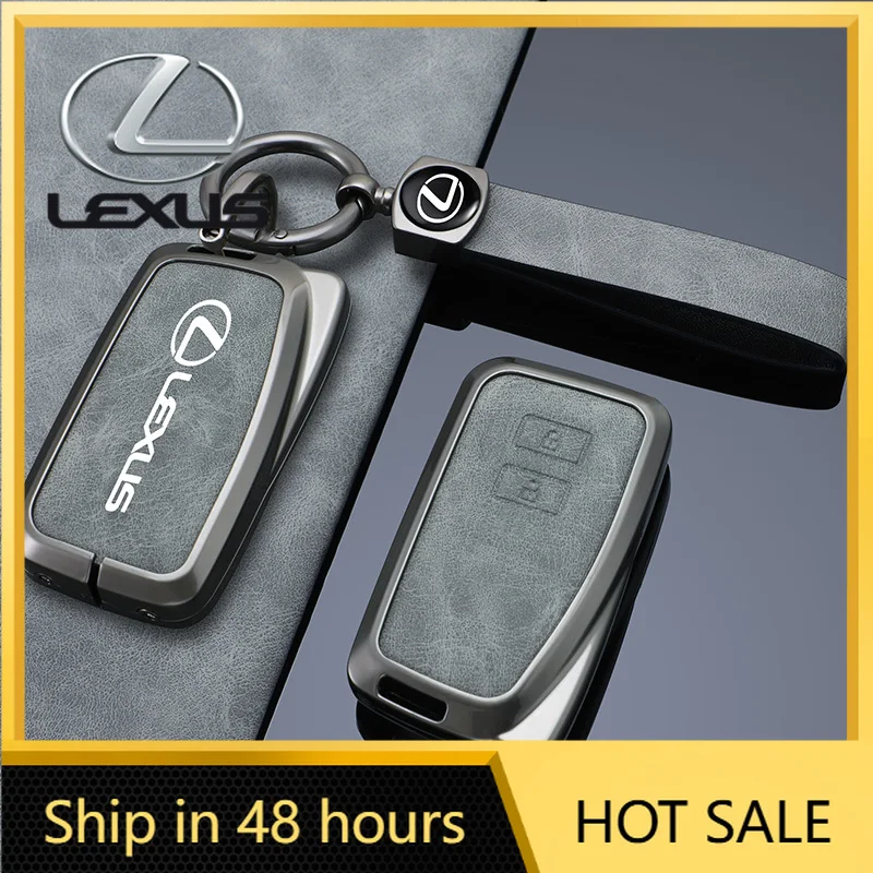 

Car Sticker Leather Car Remote Key Cover Fob Case Holder Shell Keychain For Lexus NX 200 NX300H RX 350 450H ES 350 ES 300h Auto