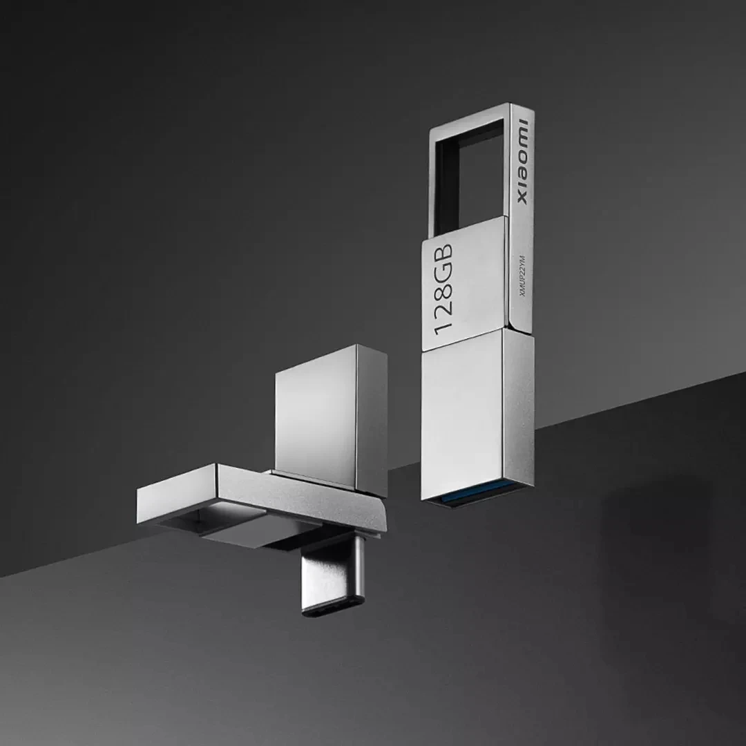 Xiaomi dupla interface u disco 64g compatível com interface dupla, leitura de alta velocidade, concha de metal, compacto e portátil