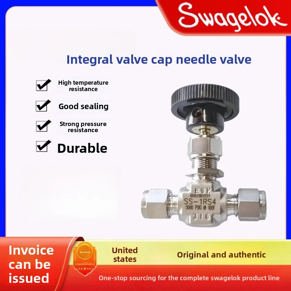 Swagelok stainless steel needle valve SS- 1RS ORS 2 4 6 8 10 12 3 MM