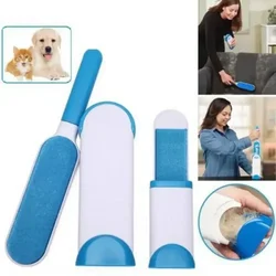 3-Piece Pet Hair Remover Base Double-Sided Clothes Hair Cleaning Brush