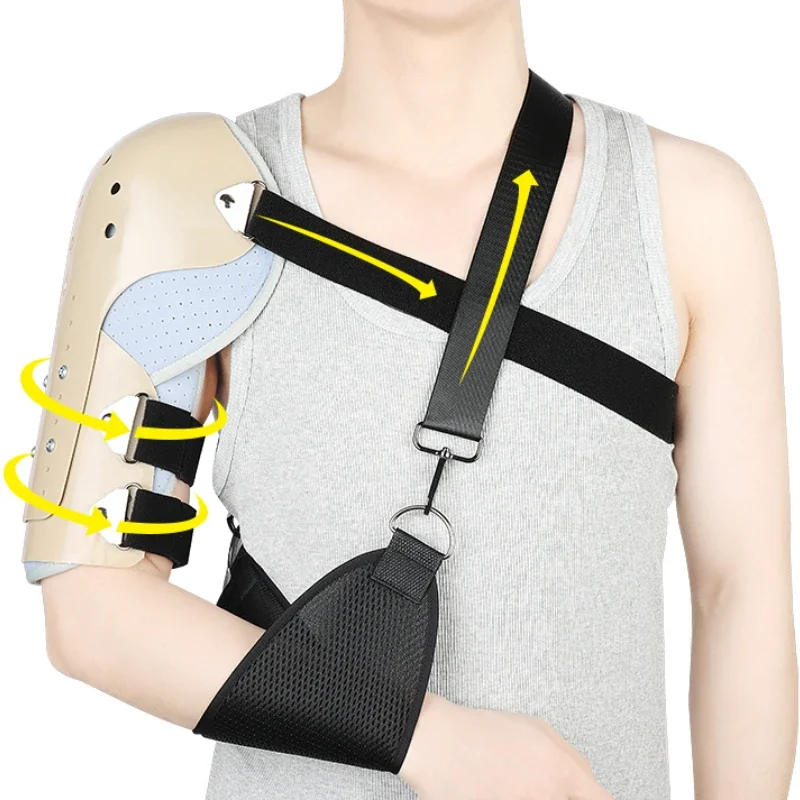 Adjustable Shoulder Joint Humerus Fracture Fixator Braces Upper Arm Broken Shoulder Injury Rehabilitation Care Support Splint