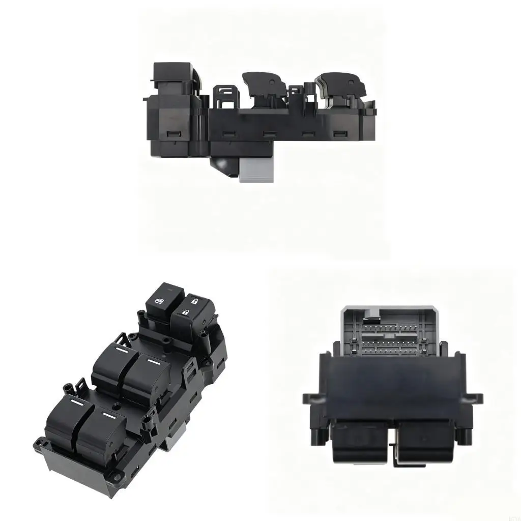 Vehicle Door Control Switches Assembly, 35750-T6A-J51 Reference, ABS Housing, Window Lift Repair Part for Driver Door Panel