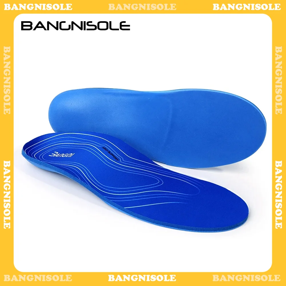 BANGNISOLE-Semelles Orthopédiques pour Pieds Plats, Soutien de la Voûte Plantaire, Pronation du Valgus, Fasciite Plantaire, pour Homme et Femme,