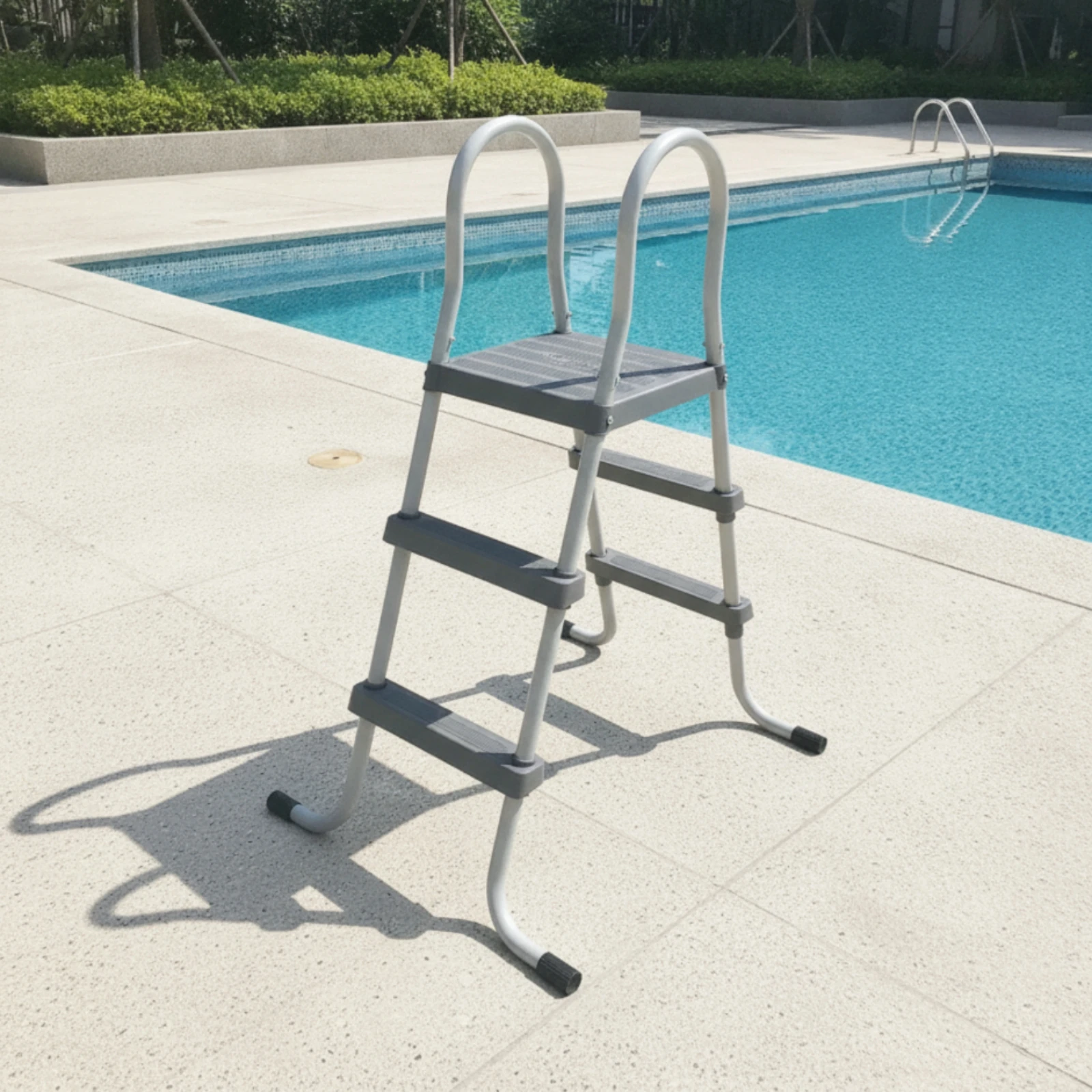 Cylindrical Frame Pool Ladder  - đánh giá và giá Pool Ladder Above Ground