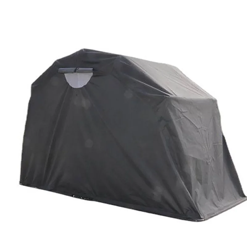 Motorcycle Shelter Waterproof Motorcycle Cover Heavy Duty Motorcycle Garage 600D Oxford Motorbike Sunshade Storage Raincoat Tent