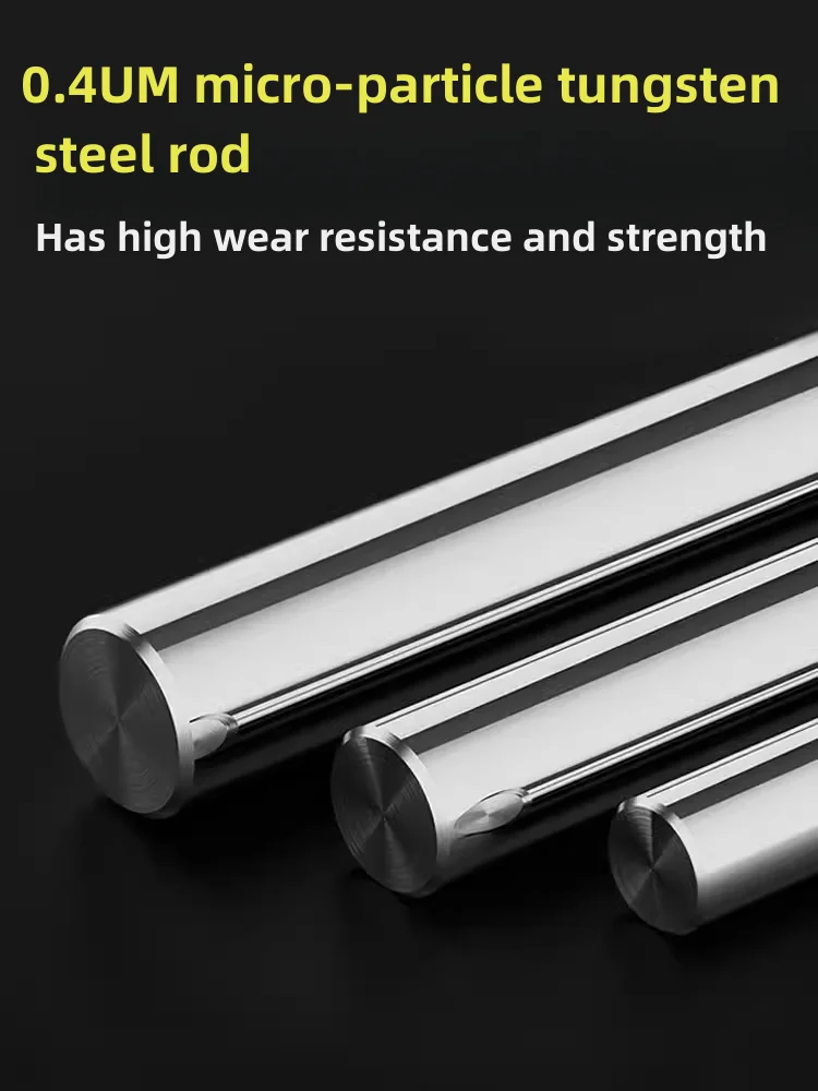 HRC65 Tungsten Carbide End Mill NACO4 Coated 4 Flute Milling Cutter 3 4 5 6 8 12 Shank Metal Steel Machining Tool CNC Router Bit