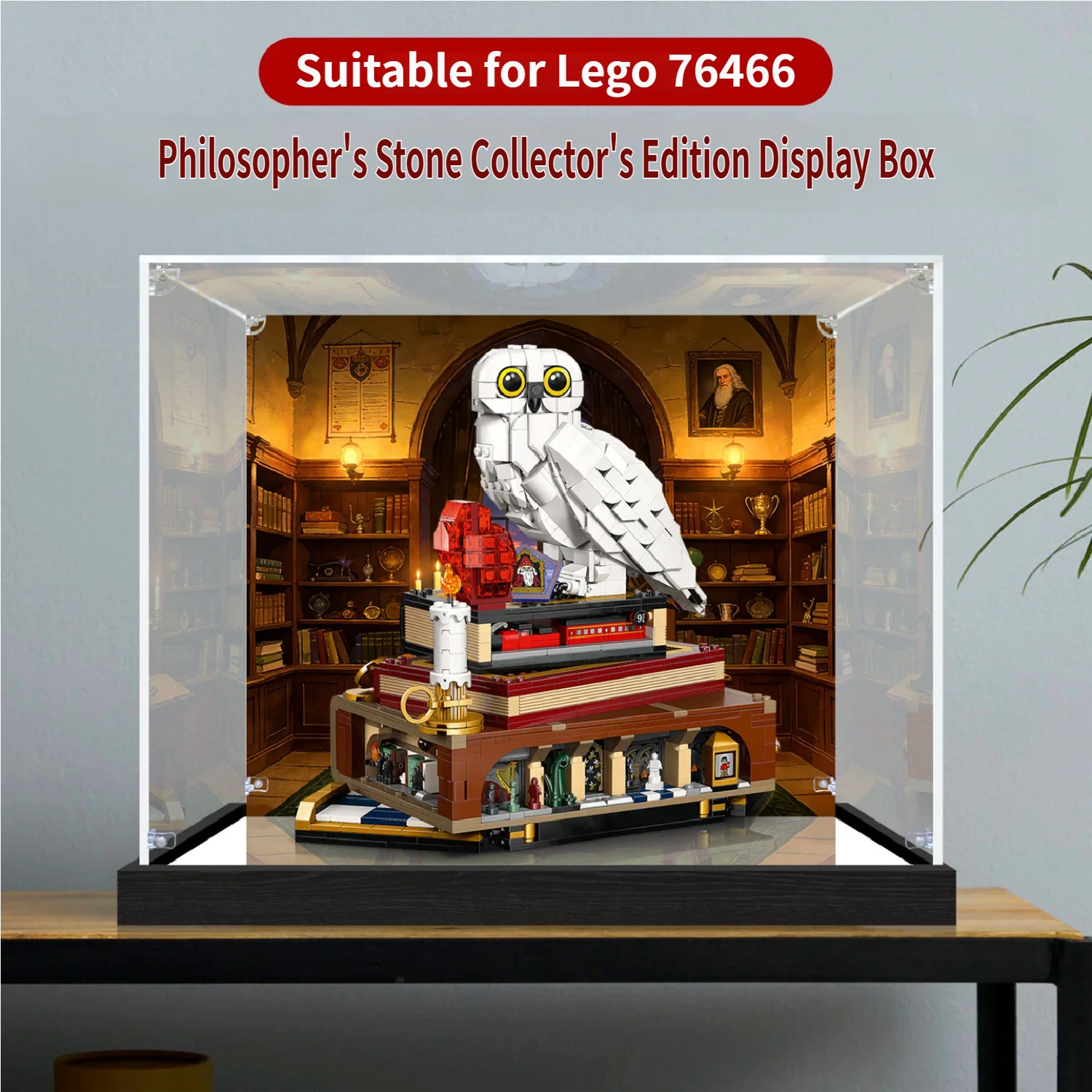

Акриловый демонстрационный бокс для модели Lego 76466 Magic Stone, прозрачный пылезащитный футляр, совместимый с Lego 76466 (только демонстрационный бокс)