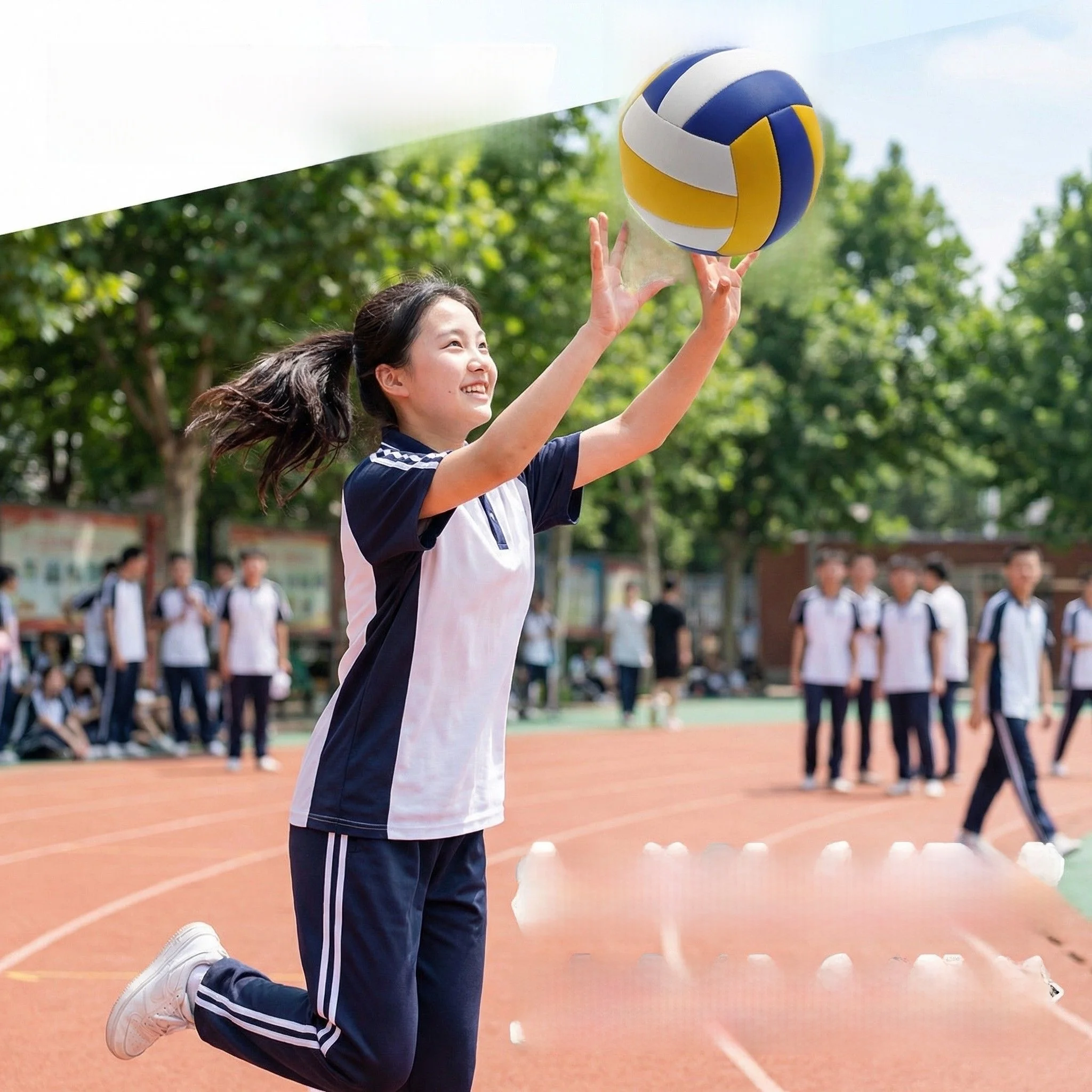 

Inflatable Standard Size 5 Volleyball for Middle School Entrance Exam Special Training Competition Ball PVC Indoor Use