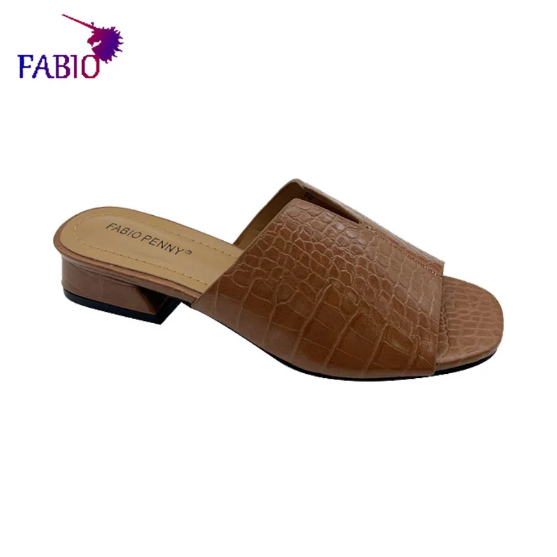 African Mom 2025 Popular Fashion exquisite carp print women mid-heel slippers Casual holiday women slippers Summer women Shoes image 3