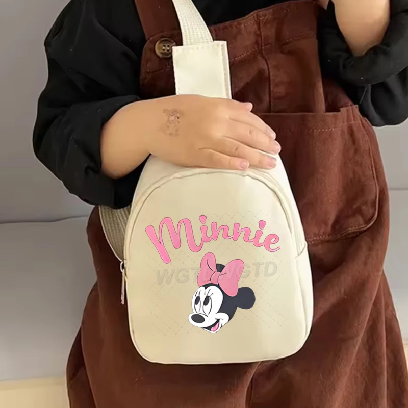 

Милая детская сумка с изображением Минни Маус для девочек, сумка через плечо с длинным ремнем, повседневная сумочка для малышек, милые сумочки и клатчи с Минни.