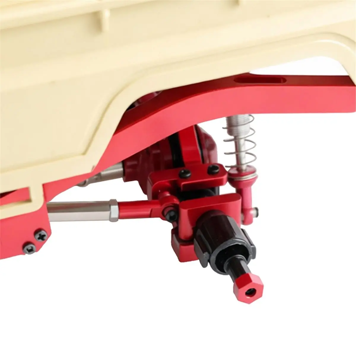 HOUSEHOLD*GOOD 5mm to 7mm Aluminum Alloy Hexagonal Coupler Suitable for 1/10 D12 SCX24 Retrofit Upgrade