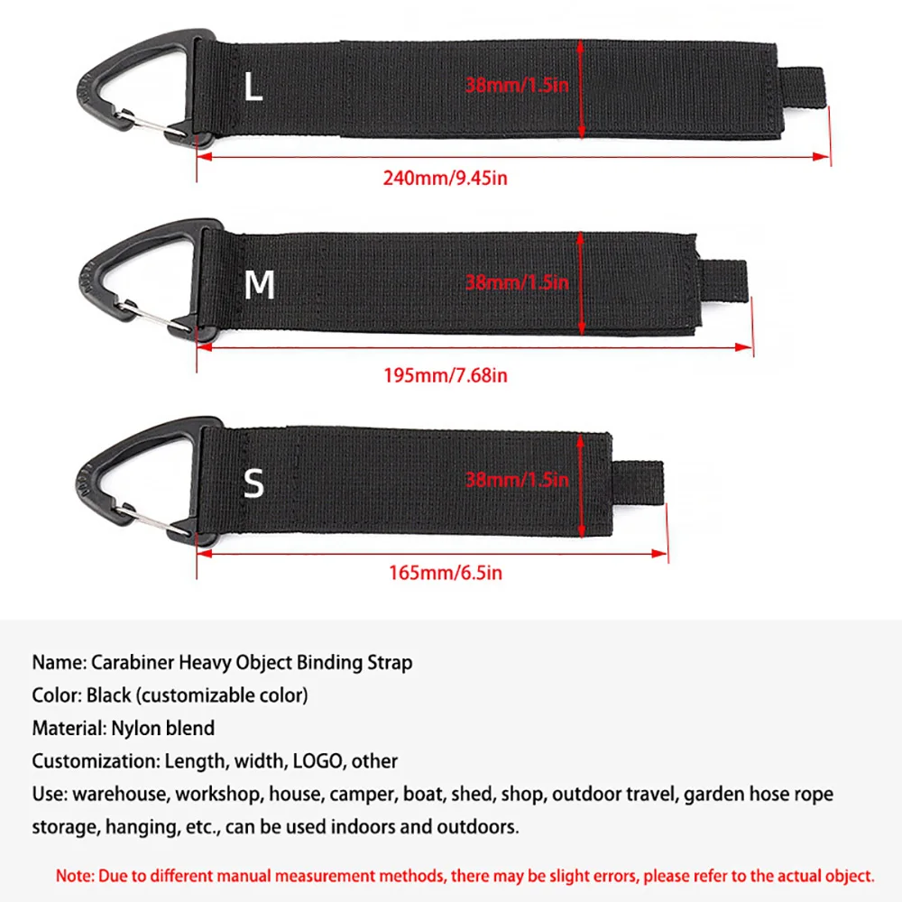 Cord Organizer Nylon Heavy Cord Storage Straps Power Cord Management with Triangle Buckle For Cables Hoses Cord Organizer Holder image 6