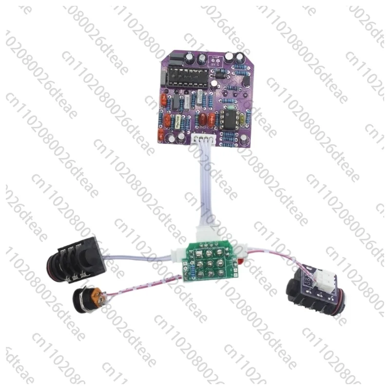 

Электрогитара ручной работы своими руками, одна копия DBD, печатная плата с эффектом задержки глубокого синего цвета