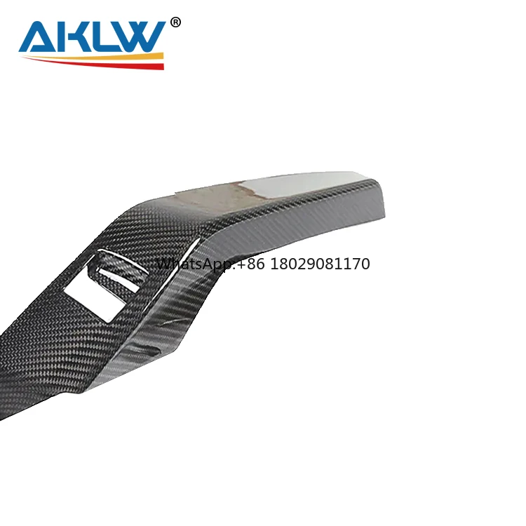 Couvercle de panneau de bouton de lève-vitre en fibre de carbone véritable, accessoires intérieurs, décoration pour Chevrolet Corvette C7 Stingray ZR1 Z06