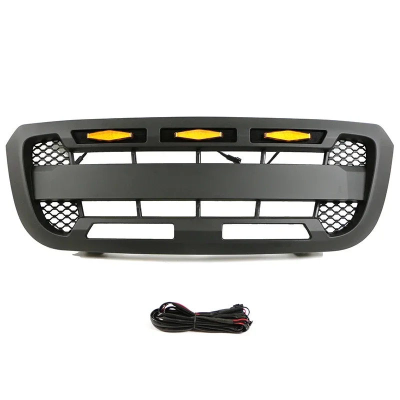 Fit for 2004-2011 Ford Ranger grill with LED lights RANGER grille front bumper modified decorative lights