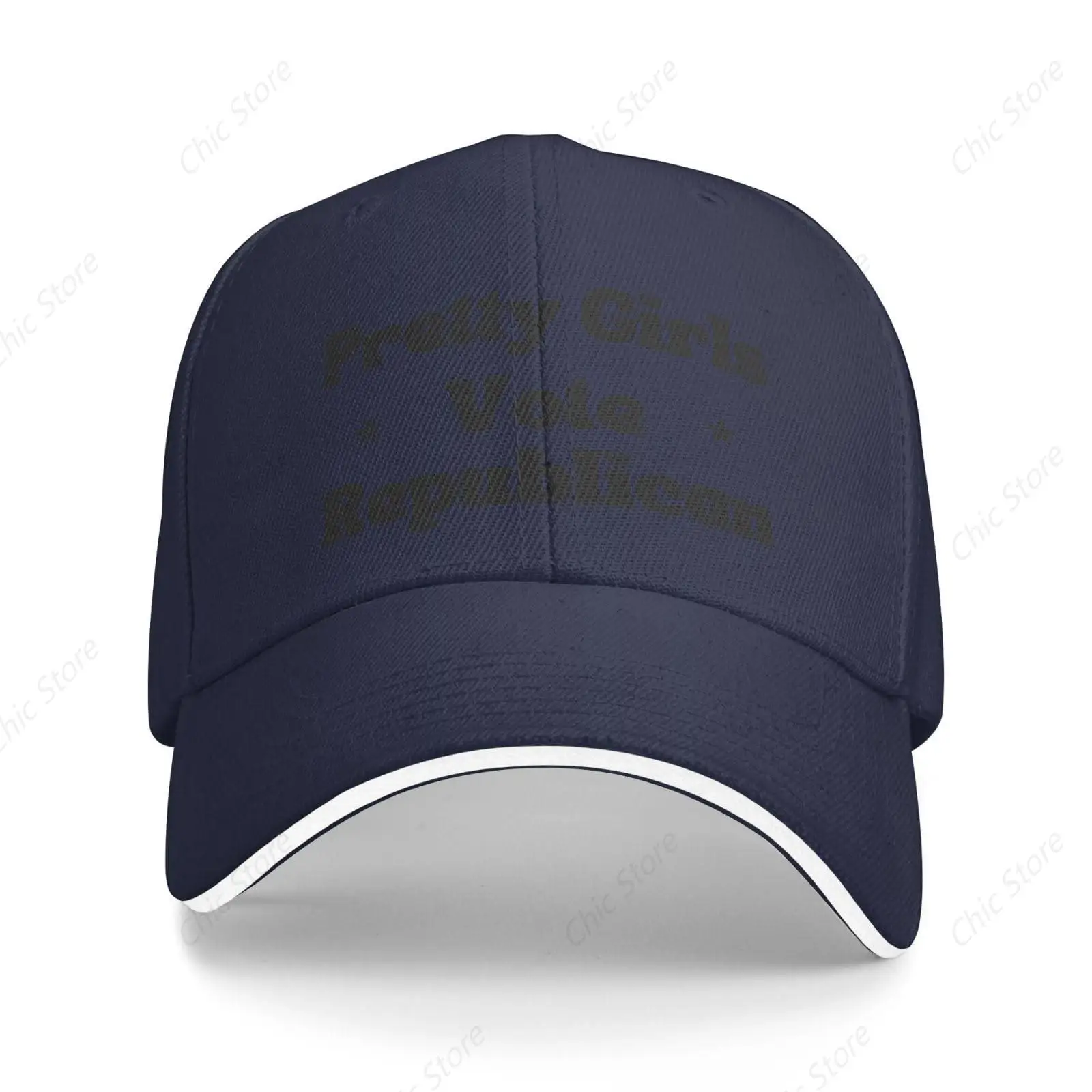 Pretty Girls Vote Republican Hat Funny Baseball Cap for Men Women Trucker Hats Dad Caps for Casual Daily Outdoor