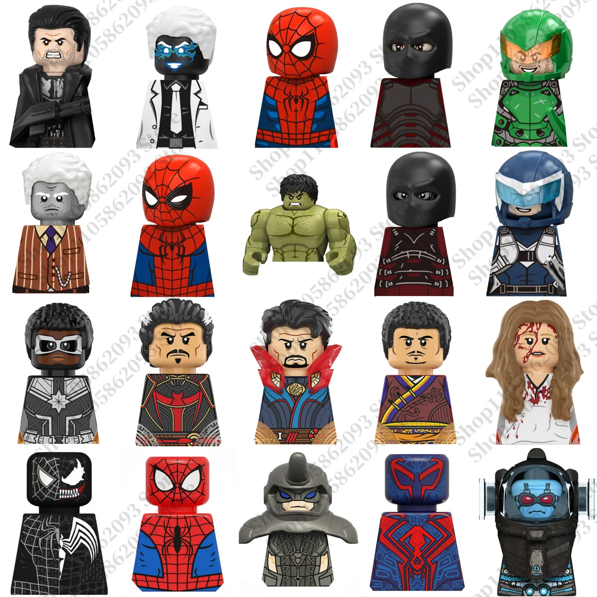 New Superhero brick toys Suitable for collection Assembled toys TV6237 Heroic character model building blocks party gifts
