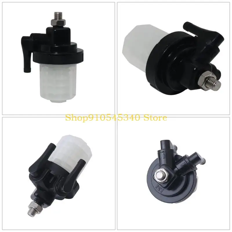 U2JA Marine Engine Filter Assembly With Clear Collection Bowl and Hose Clamps 61N-24560-00-00 for 9.9-90HP Boat System