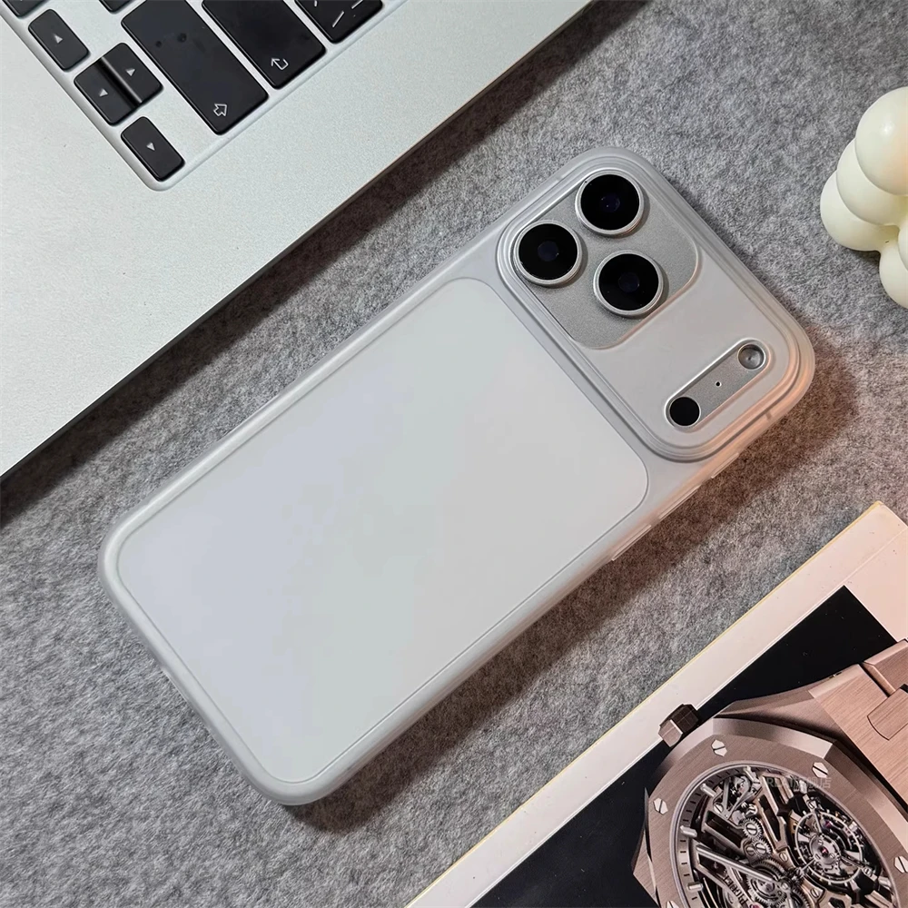 Ultradünne Matte Durchsichtige Harte PC-Hülle für iPhone 18 17 Pro Max 16 15 14 Plus 13 12 Einfarbige Mattierte Schlanke Rückseiten-Schutzhülle – Detail 1
