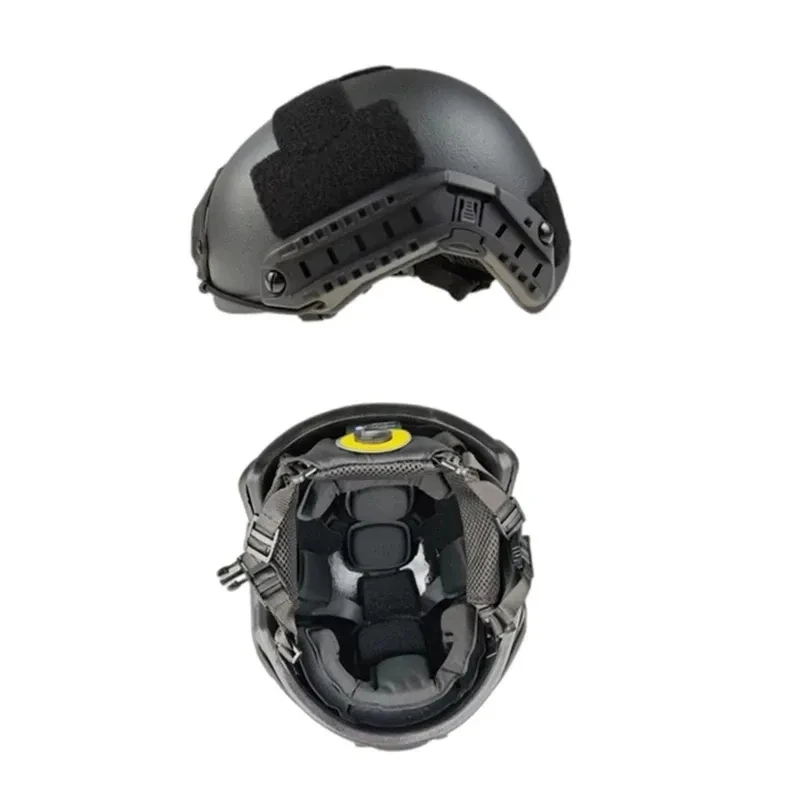 Fast Wendy PE NIJ IIIA High Shear Ballistic Helmet, XP Shear Tactical Helmet, Dial with Green Bulletproof Helmet