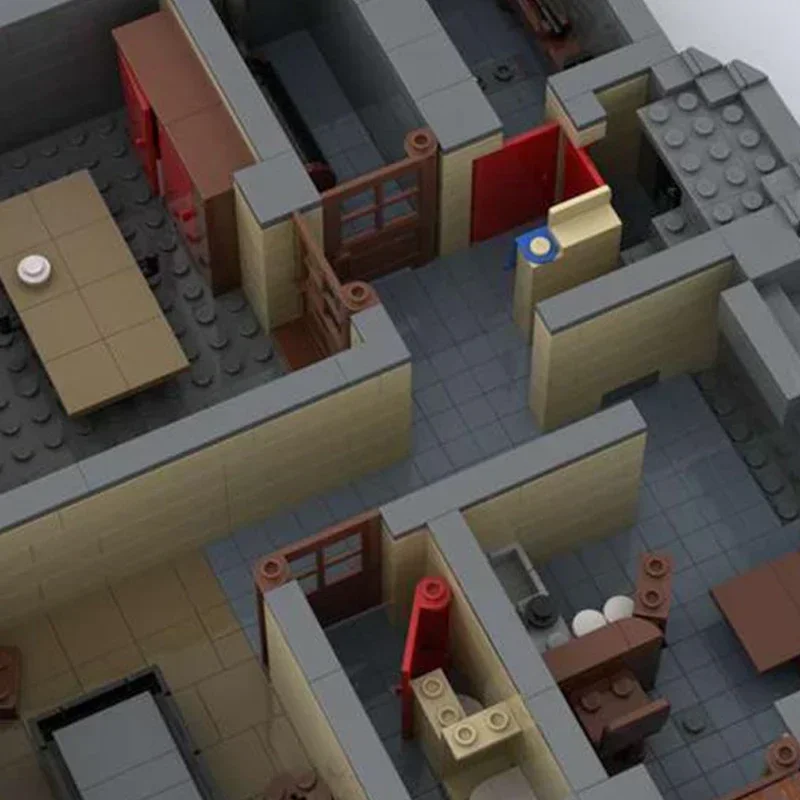 Moc Bouwstenen Street View Model Jeugd Gebouw Technische Bakstenen DIY Assemblage Constructie Speelgoed Voor Kinderen Vakantiecadeaus