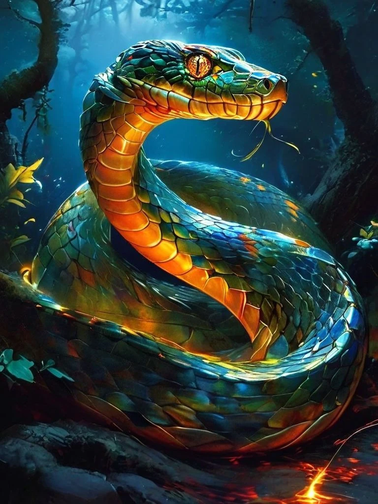 500/1000/1200/2000 PCS Jigsaw Puzzles Beautiful Snake Animal Family Activity Games for Gameroom Bedroom Gift Home Decor
