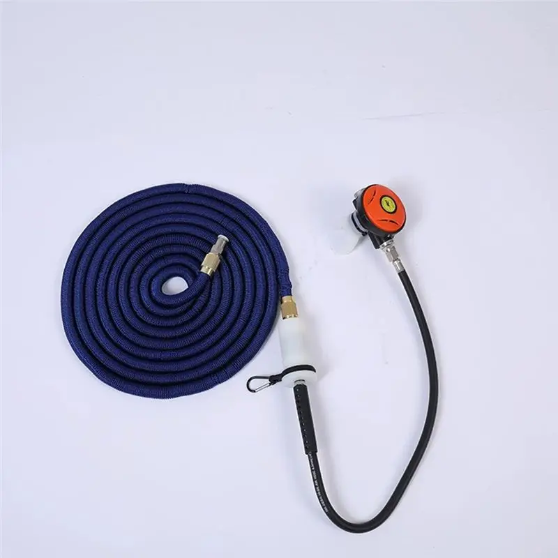 Diving Respirator Filter 126 15 Meter Telescopic Breathing Tube Secondary Head Regulator Diving Tube Fast-