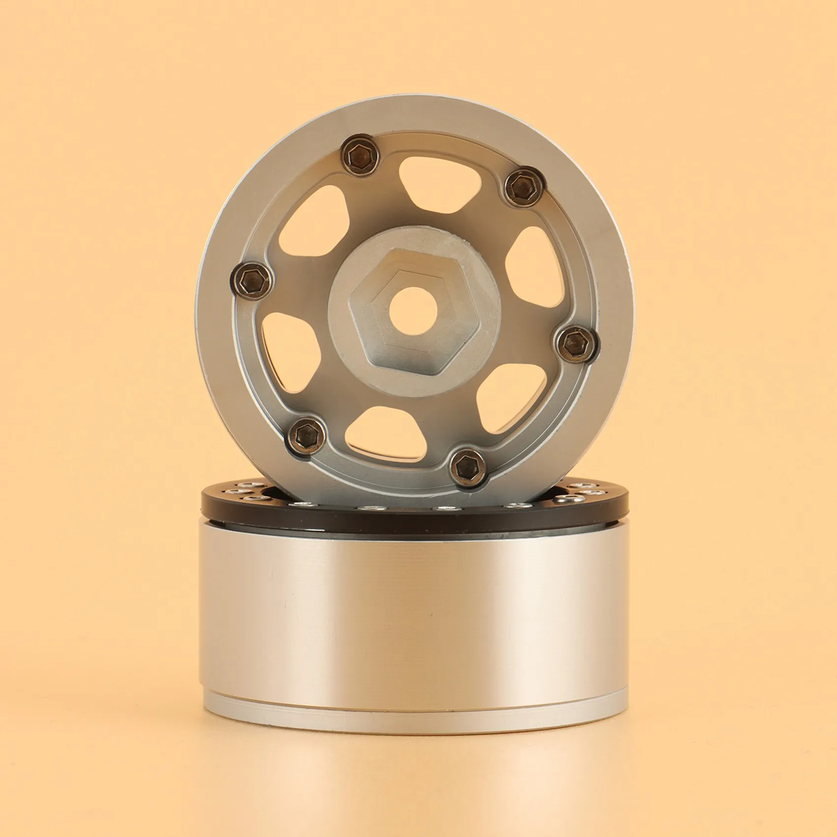 

Modern 4PCS 1.55 Wheel Rims Hub for 1/10 RC Crawler Car RC4WD D90 TF2 MST ,3
