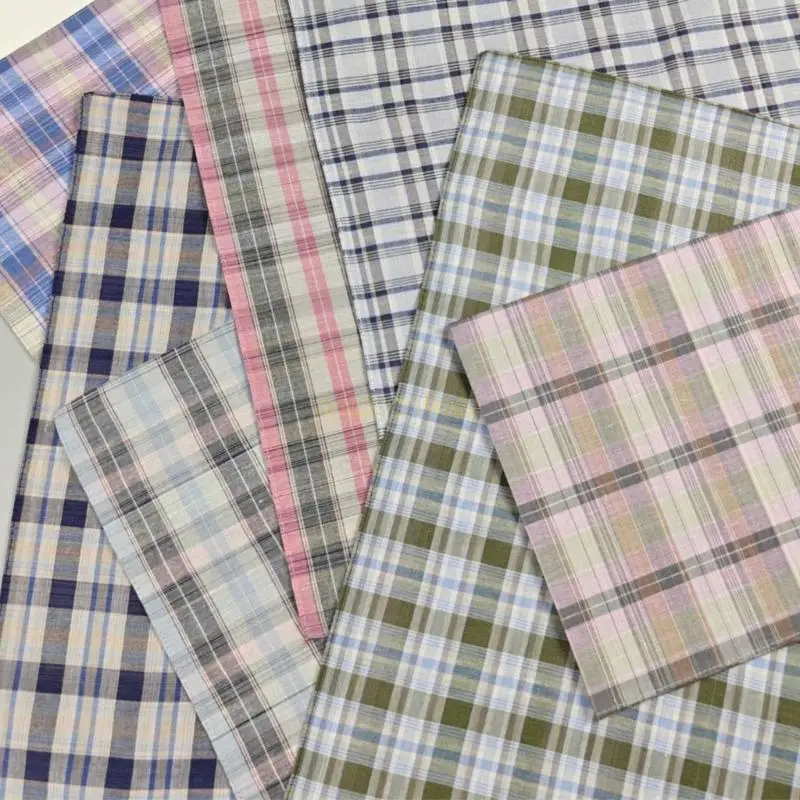 31BF Fazzoletto da taschino in cotone con motivo scozzese per uomini d'affari professionisti, set bandane essenziali da per