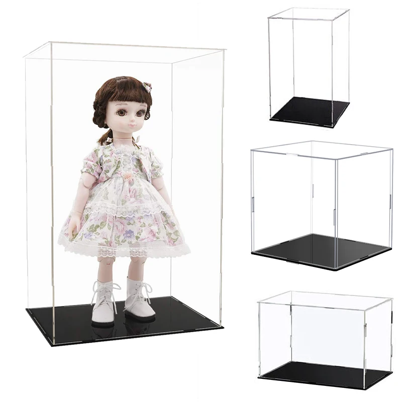 

Transparent Acrylic Display Box for Collection Display Case,Model Action Figure Toys Collectibles Cabinet Dustproof Storage Box