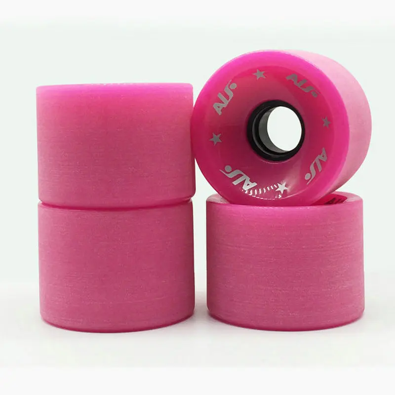 80A roda besar buram untuk sepatu roda besar tanah Surfskate katrol Multi Warna menuang roda papan panjang roda 70x51mm roda Skateboard PU