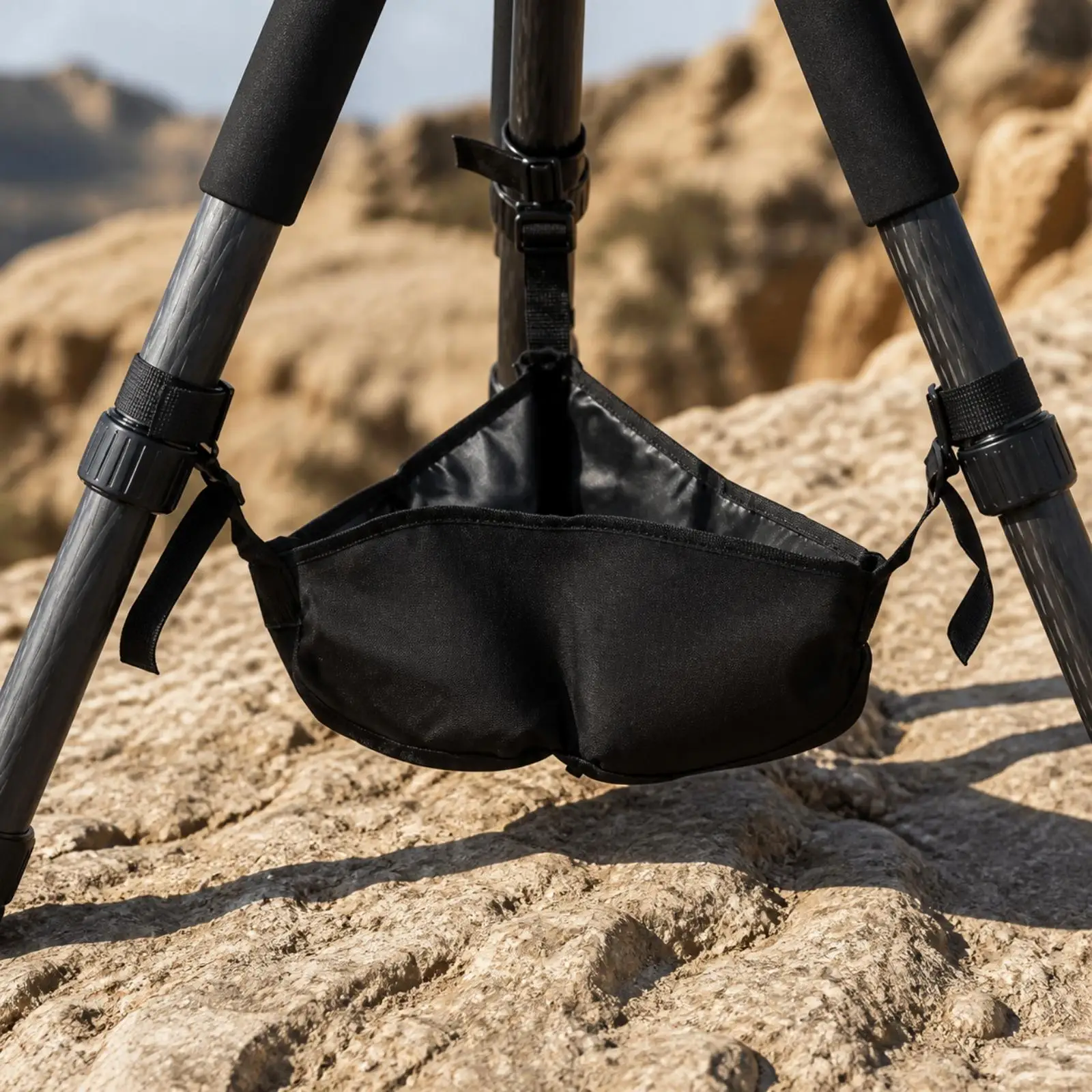 Camera Tripod Weight Bag with Straps for Telescope Stability Outdoor Field Observation