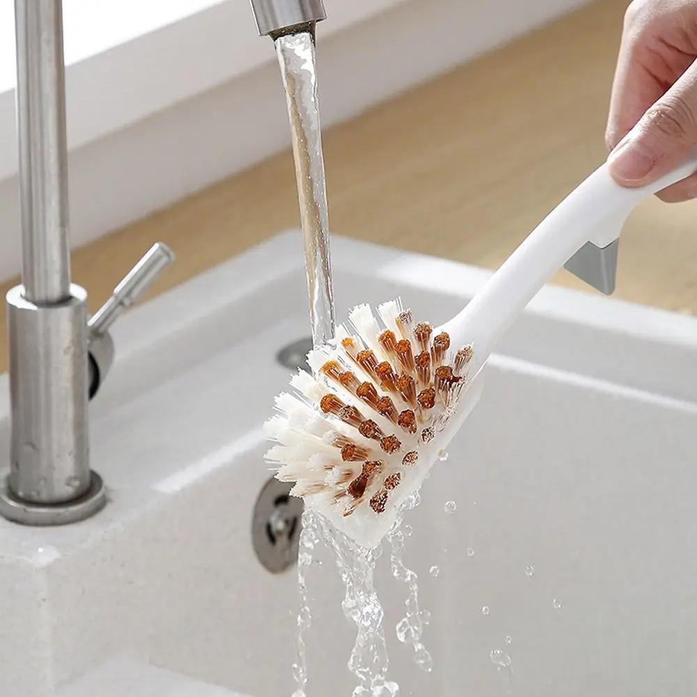 Multifunctional Kitchen Brush Long Handle Pan Pot Brush Dish Bowl Washing Cleaning Brush Household Kitchen Clean Tools