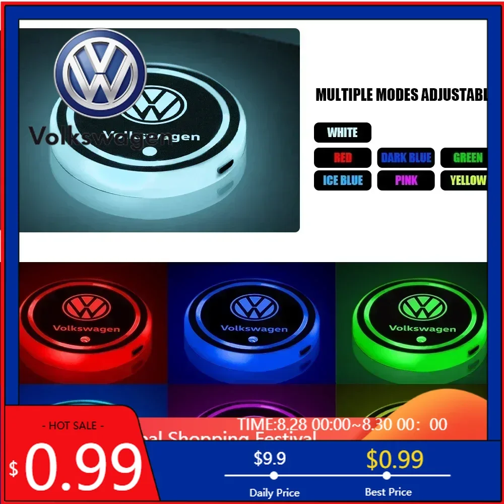 

Новинка 2026 года: Подсветка салона (7 цветов) для Volkswagen VW MK4, MK5, MK6, MK7.5 TSI, TDI, Magotan B5, B6, B7, GTD, Touareg