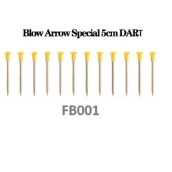 .40 Caliber Dart Ammo Hammer Head Darts Plastic Darts 2.21, 2.56,3.94 inch Blowgun Darts for Blowpipes(50PCS)