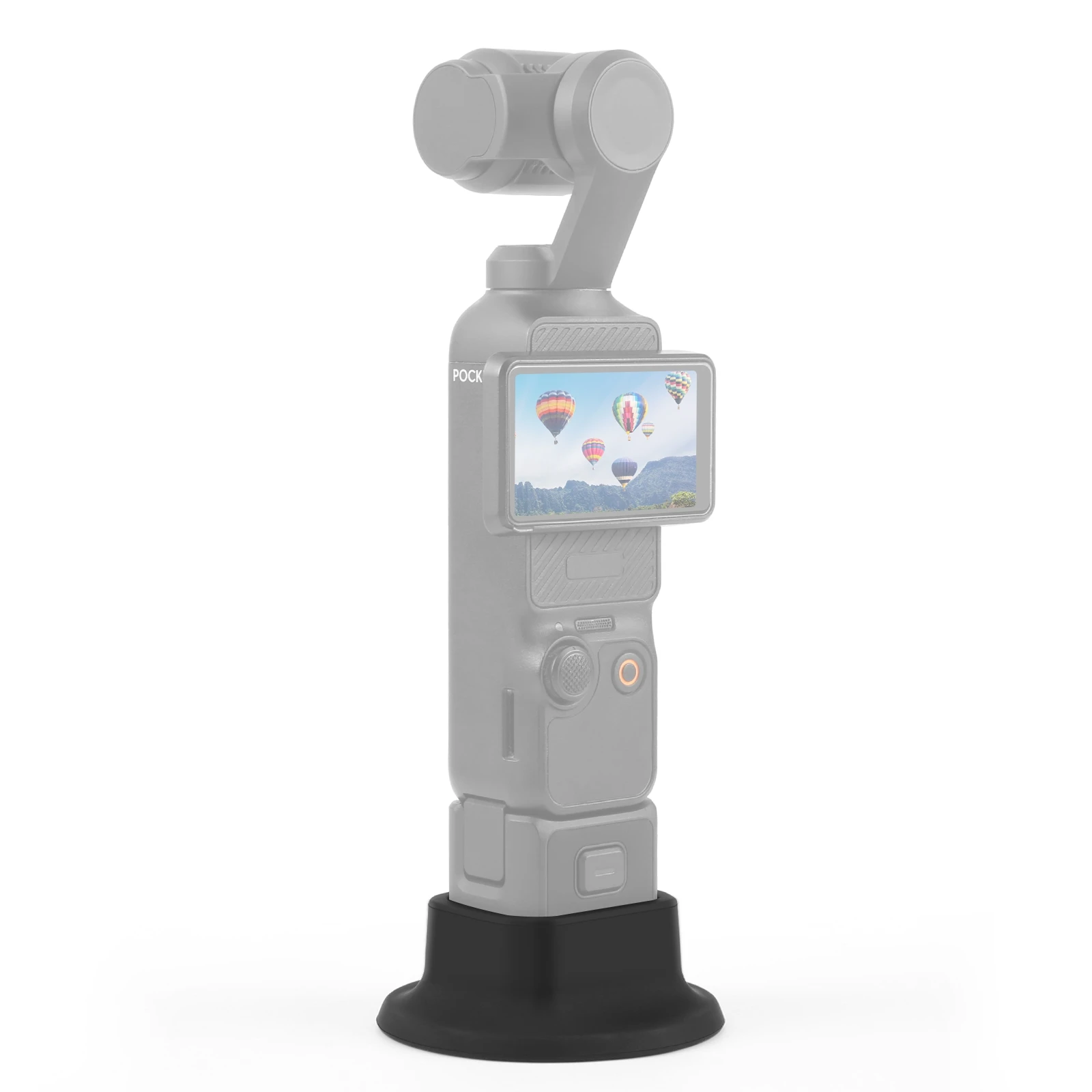 PULUZ Silicone Dock Desktop Charging Base Bracket or DJI Osmo Pocket 4P / 4 / 3 Base Mount