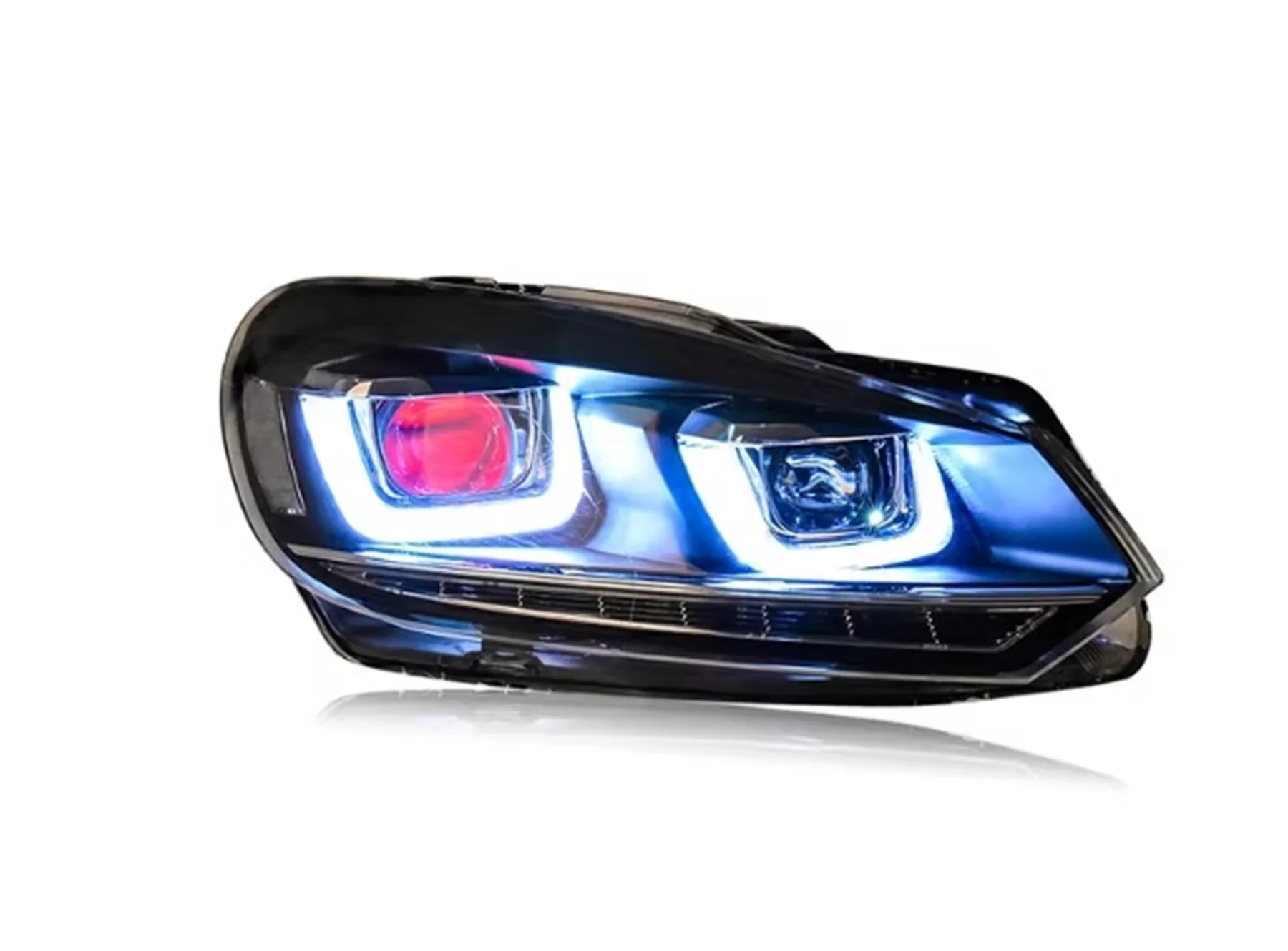 

Car Front Headlamp LED Headlight for Volkswagen vw golf 6 DRL Daytime Running Light Turn signal