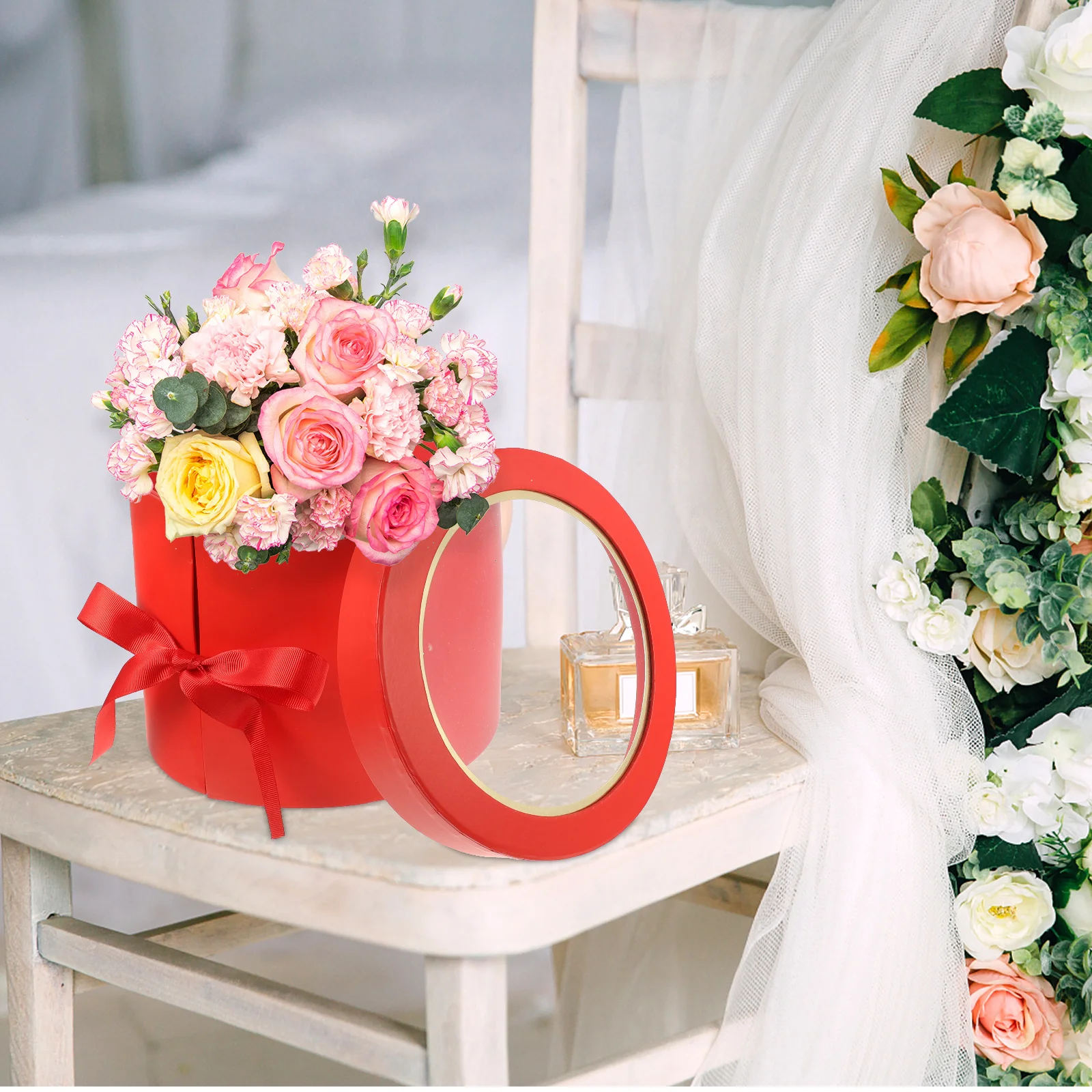 

Flower Gift Box Floral Arrangement Containers Boxes Cake Favor for Flowers Bouquets