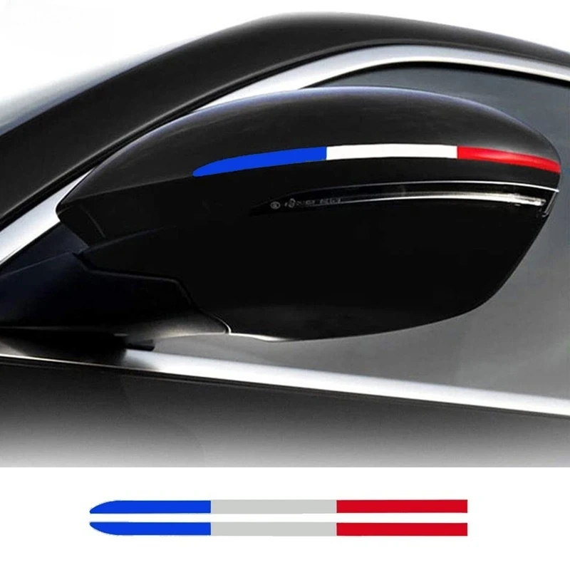 2Pcs Car Rearview Mirror Decal Sticker For Peugeot 106 107 108 205 206 207 208 2008 3008 306 308 307 508 407