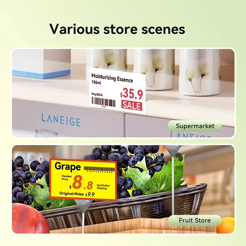 NiiMbot B21Pro Thermal Printer Red Black Label Paper 300 DPI High-definition Printing Sticker for Warning Signs Supermarket B21