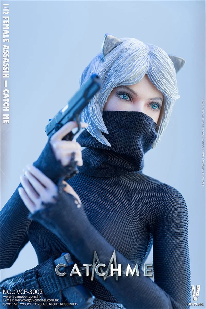 

In Stock 1/12 VERYCOOL VCF-3002 Palm Series Female Assassin Cat Of Women Catch Me Full Set Movable Body Figures For Fans Baby