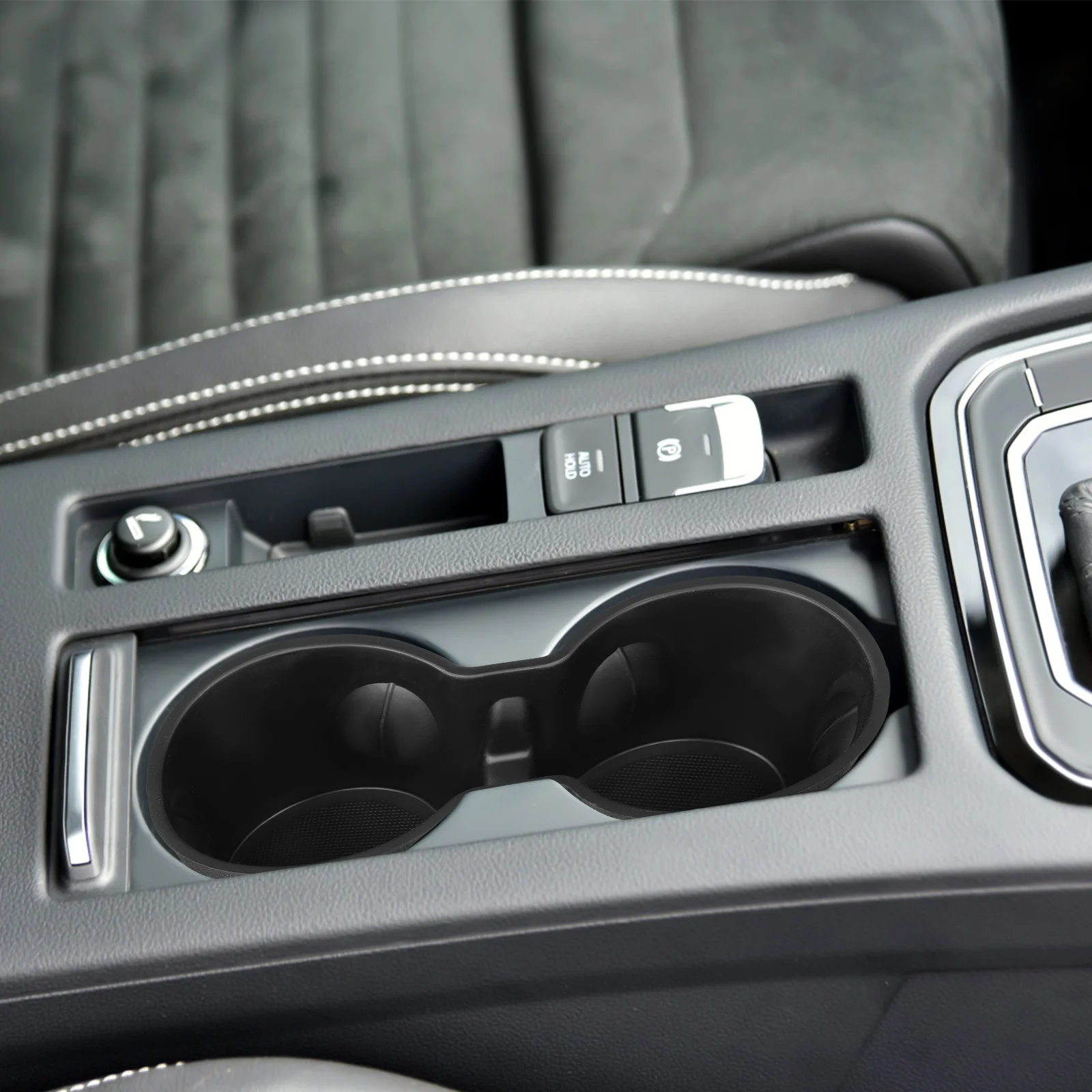 

Car Cup Holder Insert Silicone Custom Fit Center Console Stable Non-Slip Noise Reduction Automotive Cup Stand Car Supply,