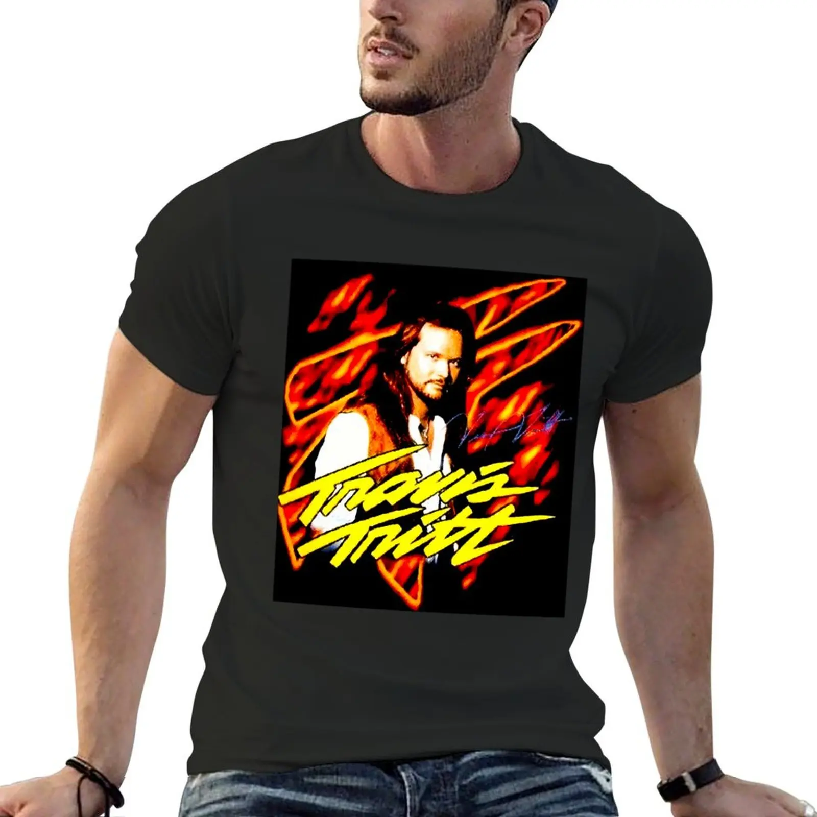 Travis Tritt T-Shirt essential t shirt vintage graphic tee basketball graphic tees baggy shirts men tshirt