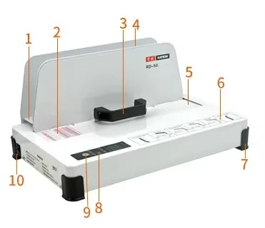 เครื่องเข้าเล่มแบบใช้กาวร้อน ZEQUAN สำหรับเข้าเล่มปกหนังสือแบบใช้ความร้อน เครื่องเข้าเล่มแบบใช้กาวร้อนขนาดเล็กแบบใช้มือ