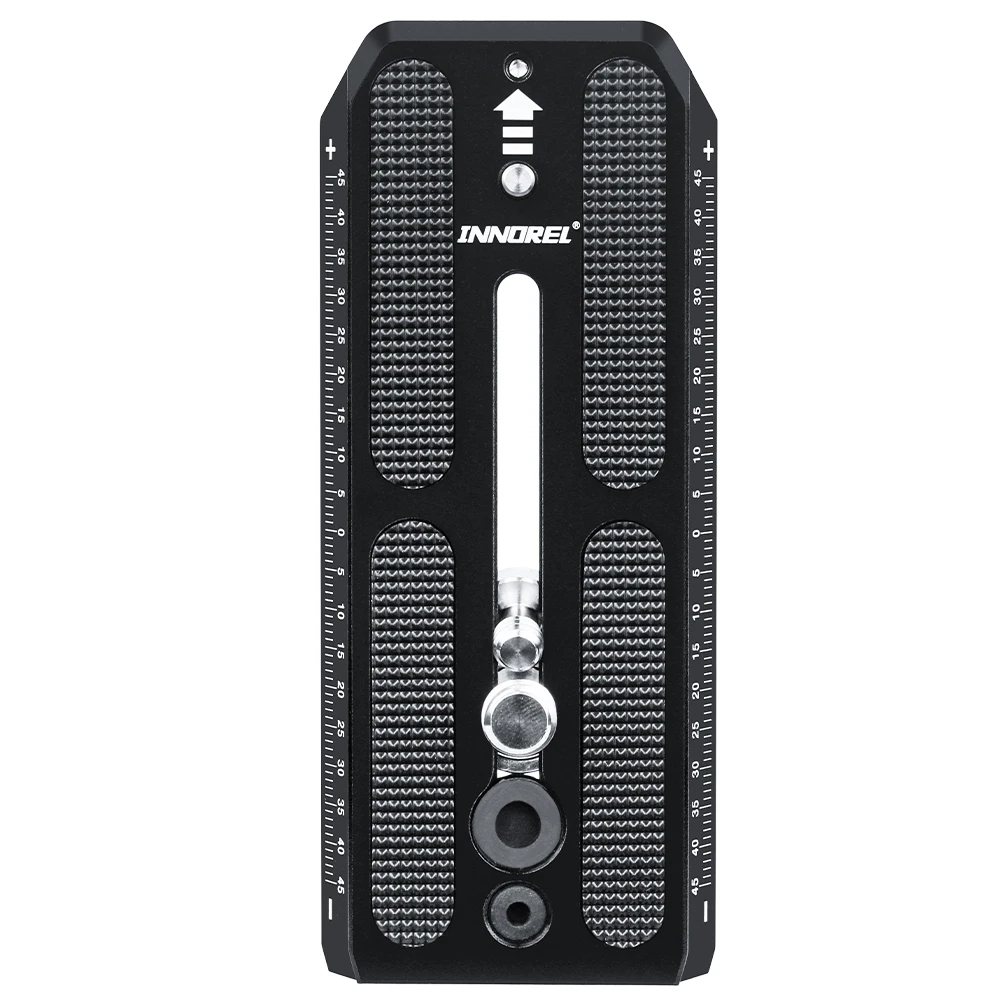 INNOREL QV120 Płytka szybkiego montażu kompatybilna z głowicą wideo Manfrotto serii 501PL, szerokość 50 mm, ze śrubami 1/4\" i 3/8\" — zdjęcie produktu 7
